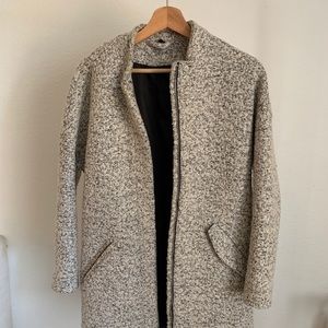 Hm cocoon tweed coat